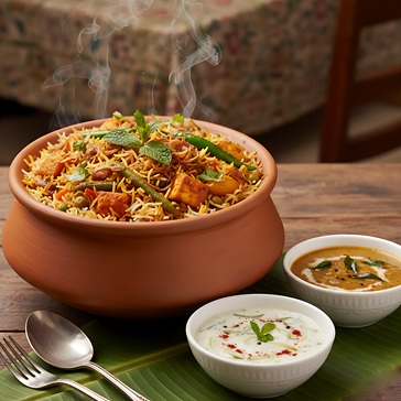 Veg Biryani at Tasty Heaven